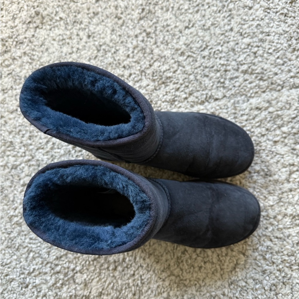 UGG classic short boots navy blue - size 8 - Picture 11 of 13